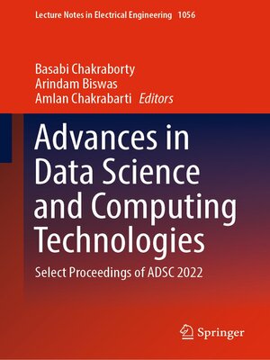 cover image of Advances in Data Science and Computing Technologies